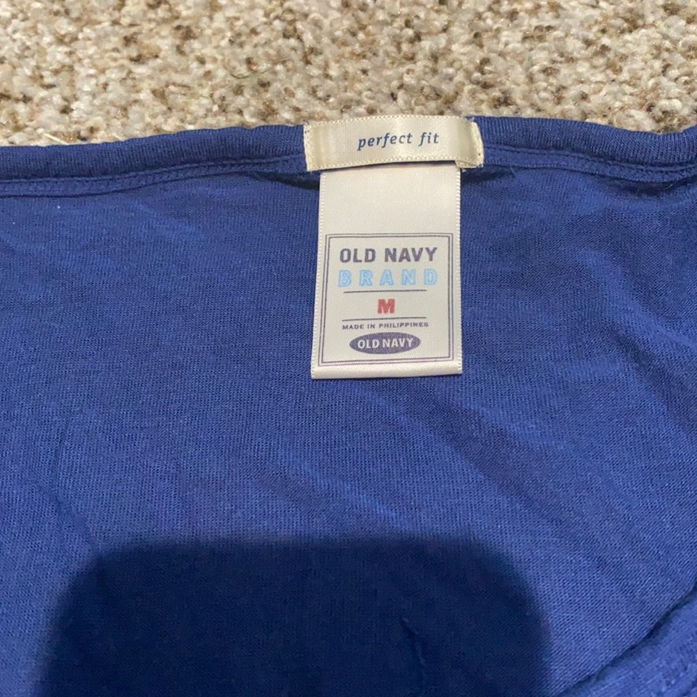 Old Navy, Size M and it’s blue